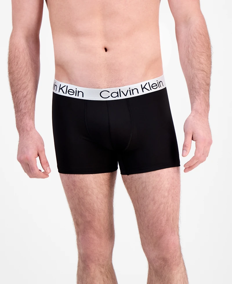 Calvin Klein Men's 3-Pk. Chromatic Brushed Micro Boxer Briefs