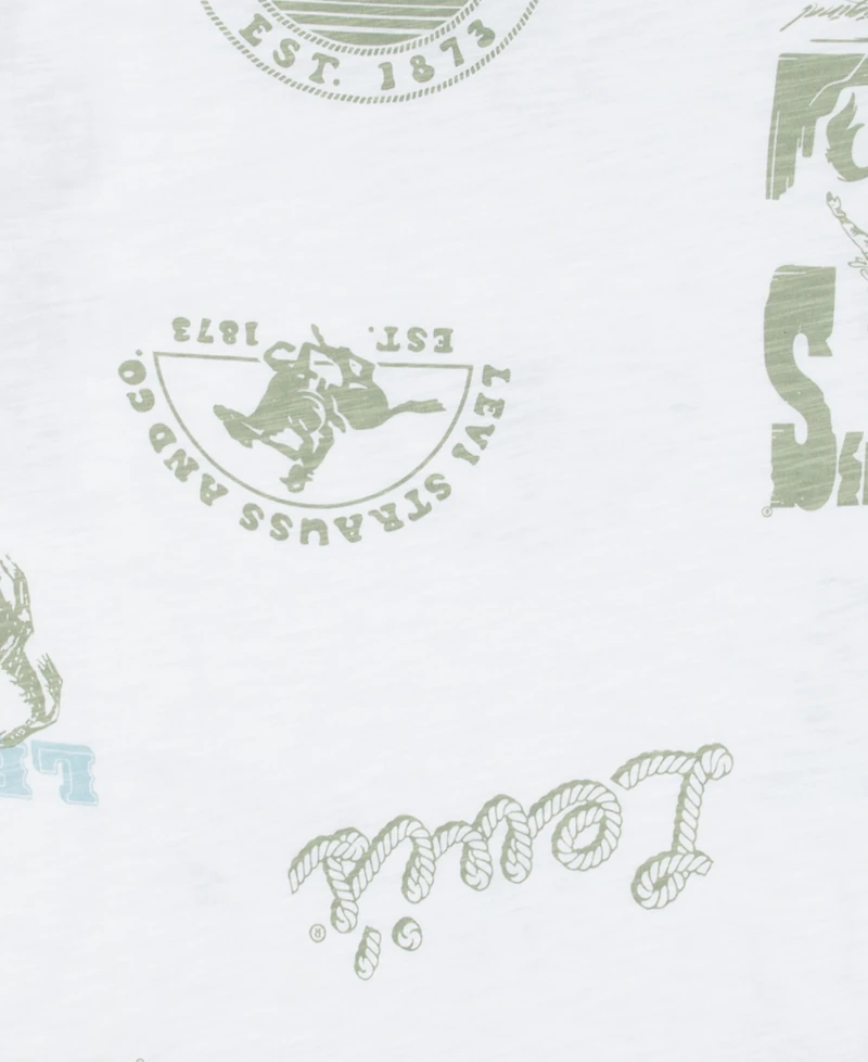 Levi's Big Boys Heritage All-Over Print T-Shirt