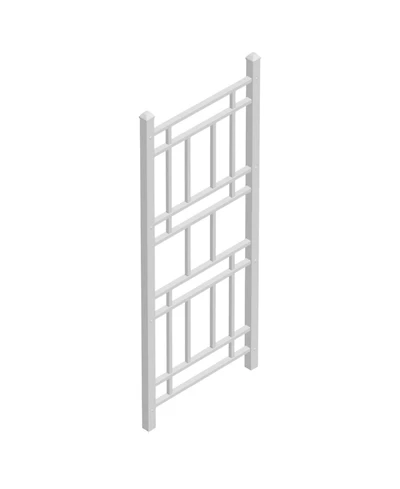 Vinyl Outdoor Garden Trellis for Climbing Plants and Elegant Decor