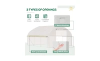 Walk-In Greenhouse for Garden-Spacious Outdoor Plant Growing Shed
