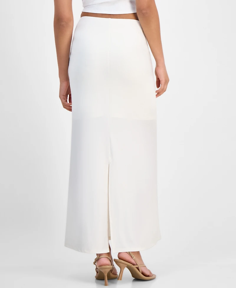 Bar Iii Women's Hardware Maxi Skirt, Exclusively at Macy's