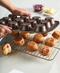 Circulon Symmetry Nonstick Chocolate Brown 12-Cup Muffin Pan