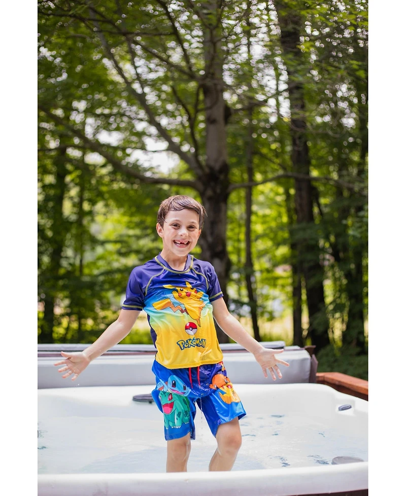 Pokemon Boys Swim Trunks Bathing Suit