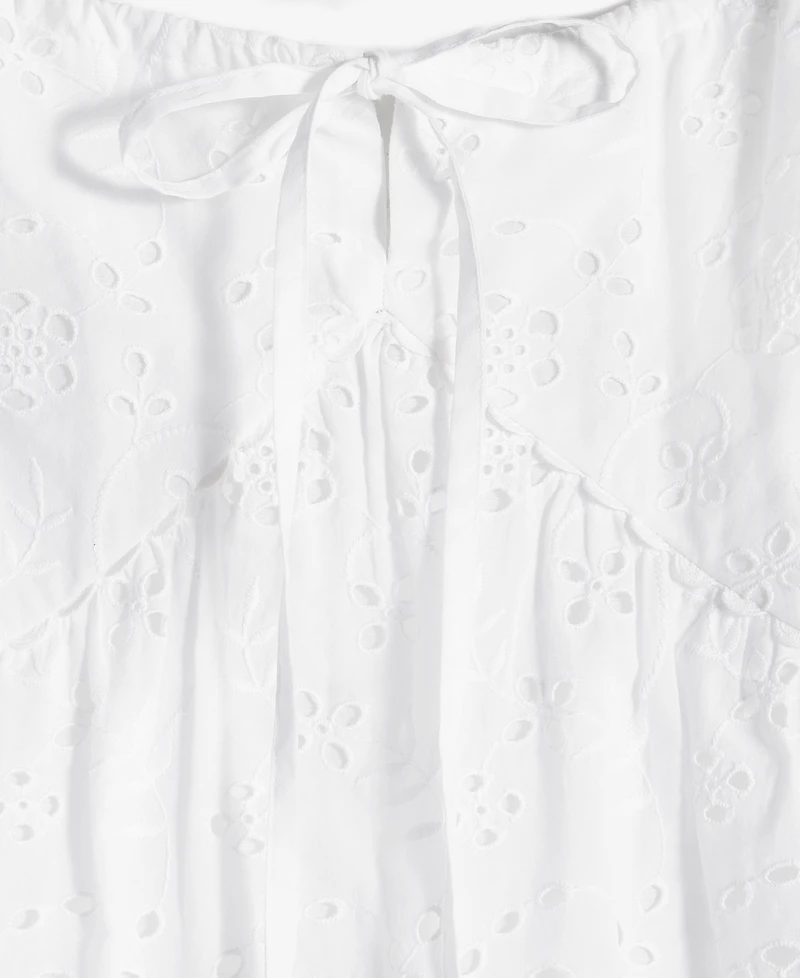 On 34th Women's Eyelet Scalloped-Trim Tank, Exclusively at Macy's