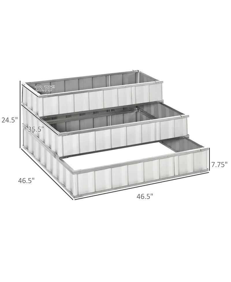 Garden Bed for Raised Planting and Efficient Outdoor Gardening