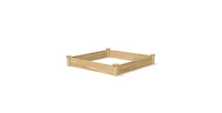 Cedar Wood Raised Garden Bed For Garden Decor