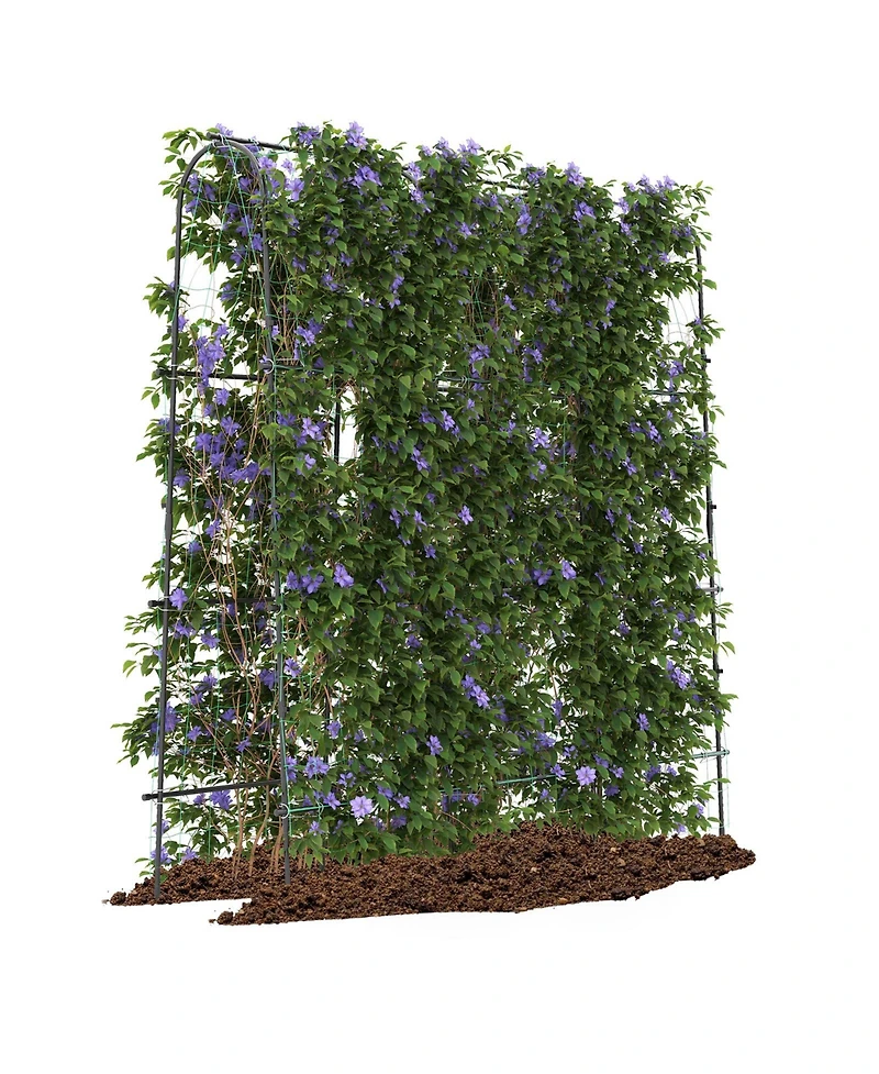 U-Shaped Tall Garden Arched Trellis for Climbing Plants
