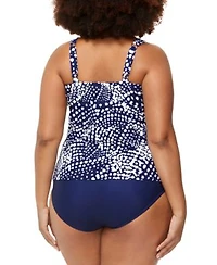 Raisins Curve Trendy Plus Size Tanzania Tankini Top Costa Bikini Bottoms