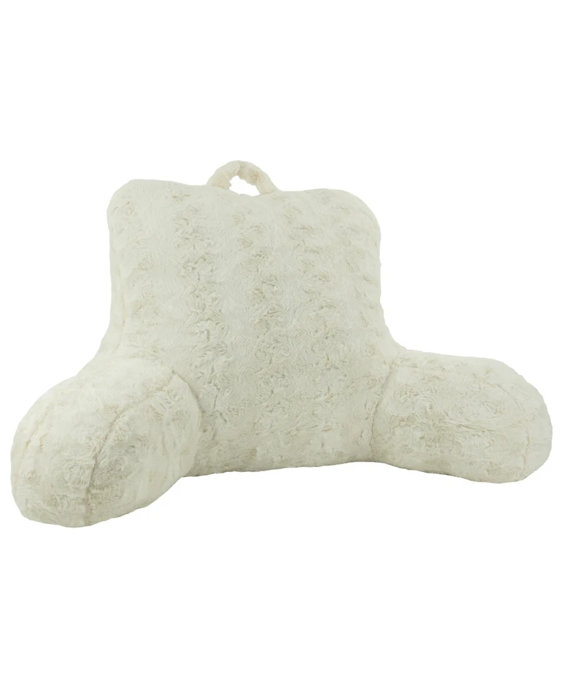 Arlee Home Fashions Sutton Place Alena Faux-Fur Backrest Pillow, 33" x 18"