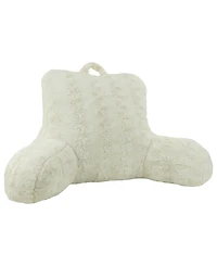 Arlee Home Fashions Sutton Place Alena Faux-Fur Backrest Pillow, 33" x 18"