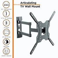 ProMounts Full Motion Tv Wall Mount for TVs 23"