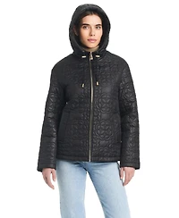 kate spade new york Women's Signature Zip-Front Water-Resistant Quilted Jacket