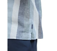 Barbour Men's Portwell Linen Summer-Fit Stripe Button-Down Shirt