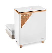 SereneLife Towel Warmer, 20L, Adjustable Timer, Auto Shut-Off, Black