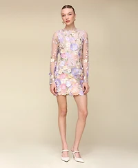 Avec Les Filles Women's Floral-Embroidered Sheath Dress