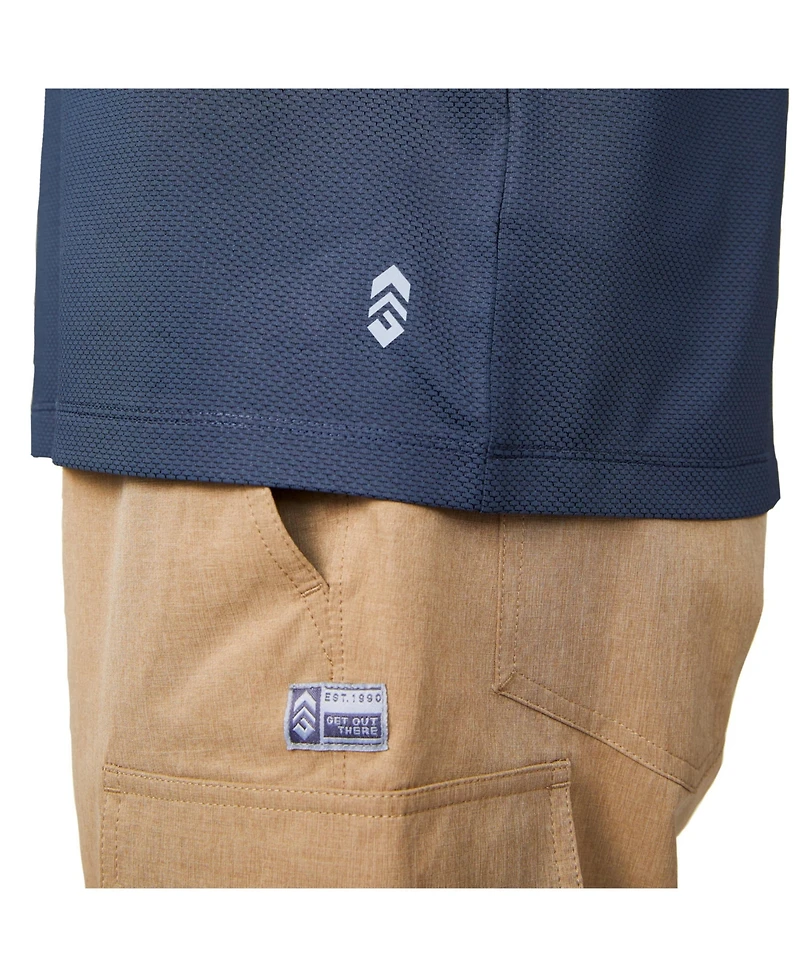 Free Country Men's Tech Pique Polo Shirt