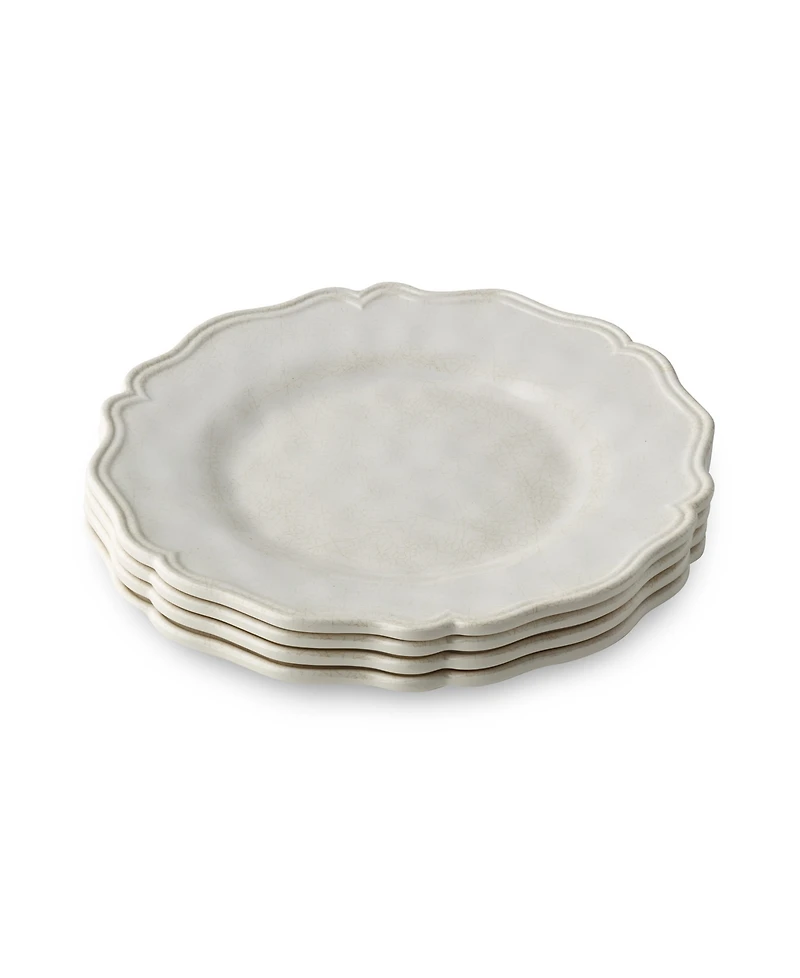 Certified International Isabella Crackle Melamine 4-Pc. Salad Plates, Service For 4