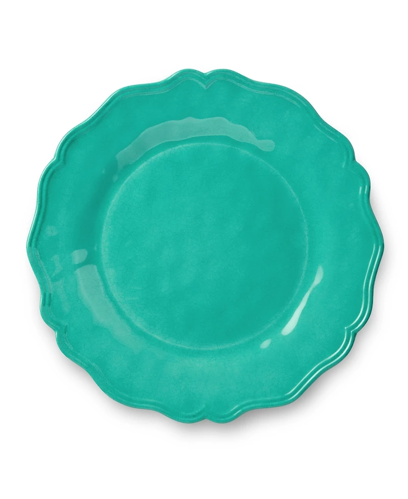 Certified International Isabella Crackle Melamine 4-Pc. Dinner Plates, Service For 4