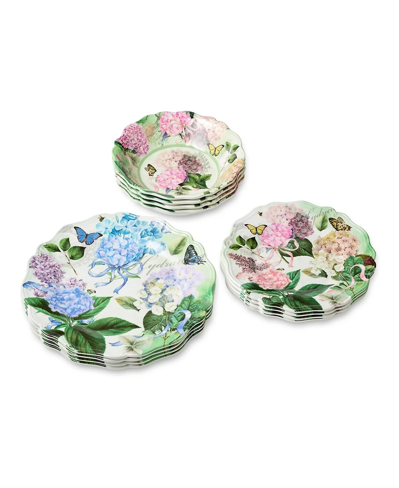 Certified International Garden Path Melamine 12-Pc. Dinnerware Set, Service For 4