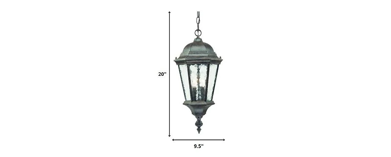 Carousel Lantern Two-Light Hanging Light – Classic Outdoor Lighting Fixture