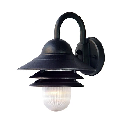 Outdoor Wall Light with Three-Tier Lamp Shade – Stylish Lighting for Exterior Spaces