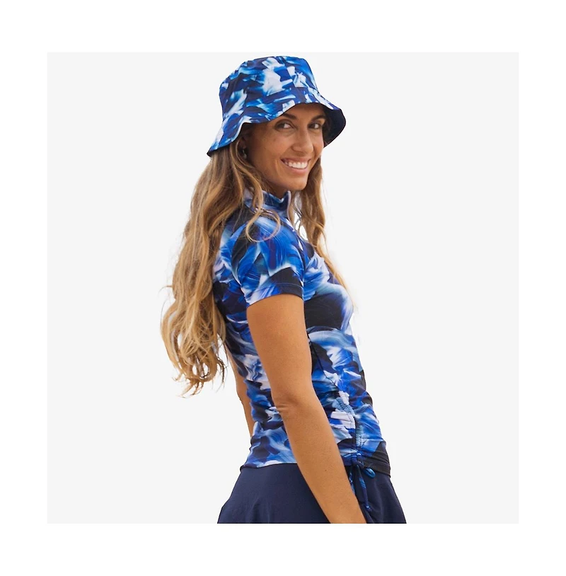 Calypsa Plus Half-Zip Adele Swim Top