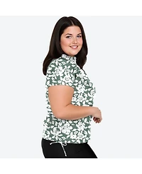Calypsa Plus Half-Zip Adele Swim Top