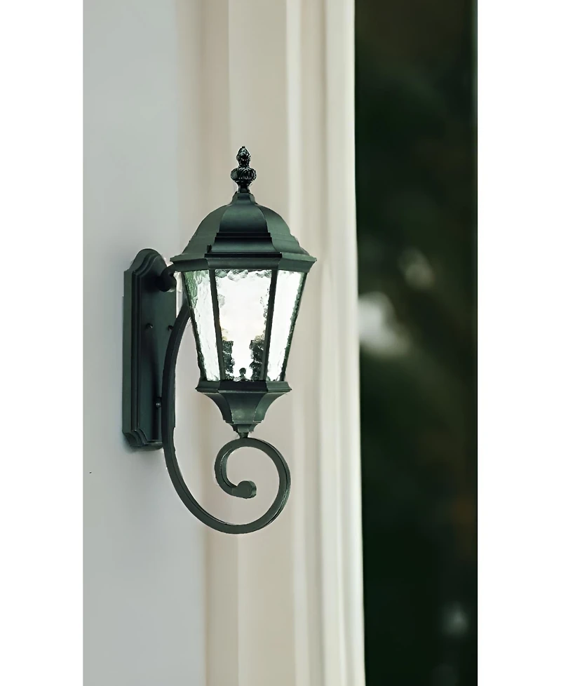 Two-Light Carousel Lantern Wall Light – Stylish Lighting for Exterior Spaces