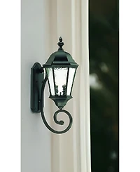 Two-Light Carousel Lantern Wall Light – Stylish Lighting for Exterior Spaces