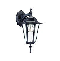 Glass Hanging Lantern Wall Light for Entryway Patio or Hallway