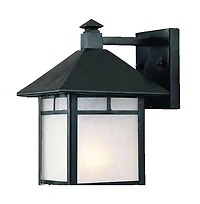 Petite Frosted Glass Lantern Wall Light – Timeless Lighting for Exterior Spaces