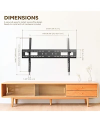ProMounts Premium Tilt / Tilting Tv Wall Mount For 60" to 110" TVs Up to 165lbs