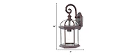 Eastern Lantern Wall Light for Entryway Hallway or Patio