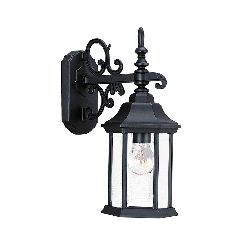 Domed Hanging Glass Lantern Wall Light for Entryway Patio or Hallway