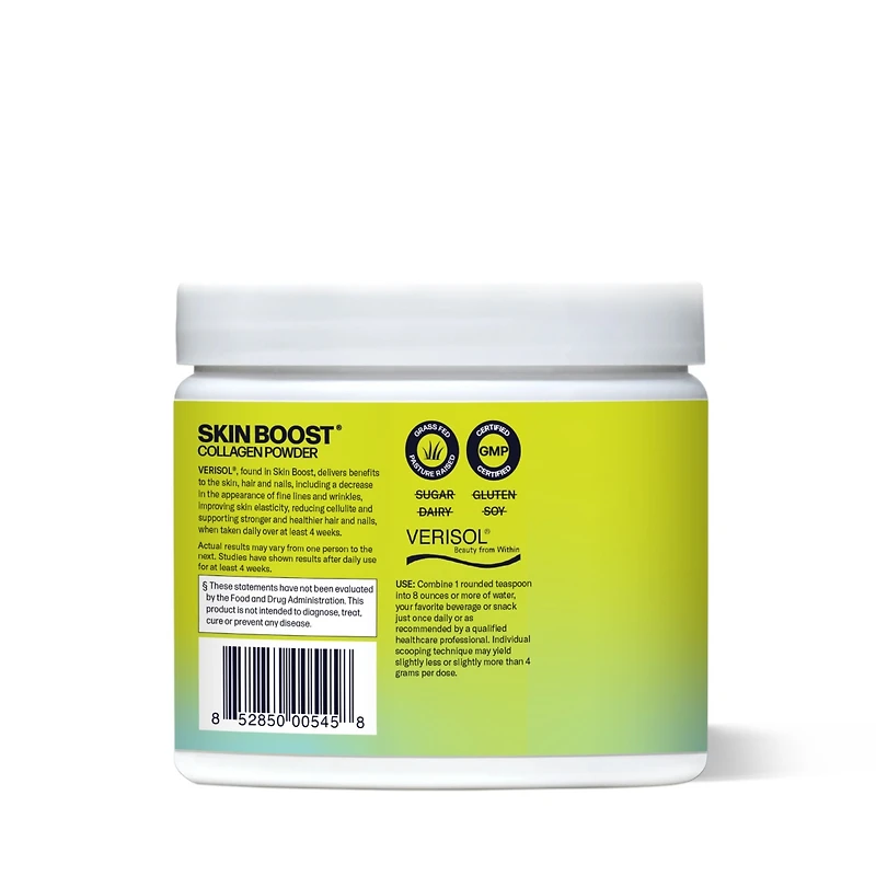 Skin Boost [50-Serves] Collagen Powder Supplement with Verisol Bioactive Hydrolyzed Peptides & Vitamin C to Improve Skin, Hair Nail Health