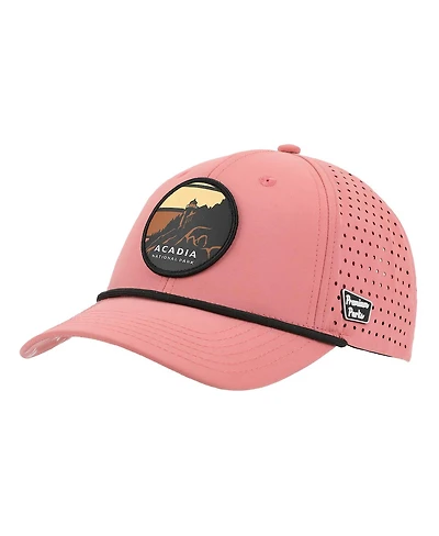 Generic Men's Acadia National Park Pink 6-Panel Unstructured Hat