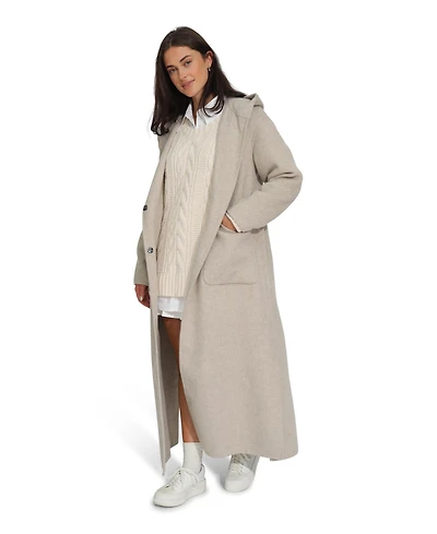 Belle & Bloom Walk My Way Wool Blend Oversized Maxi Coat