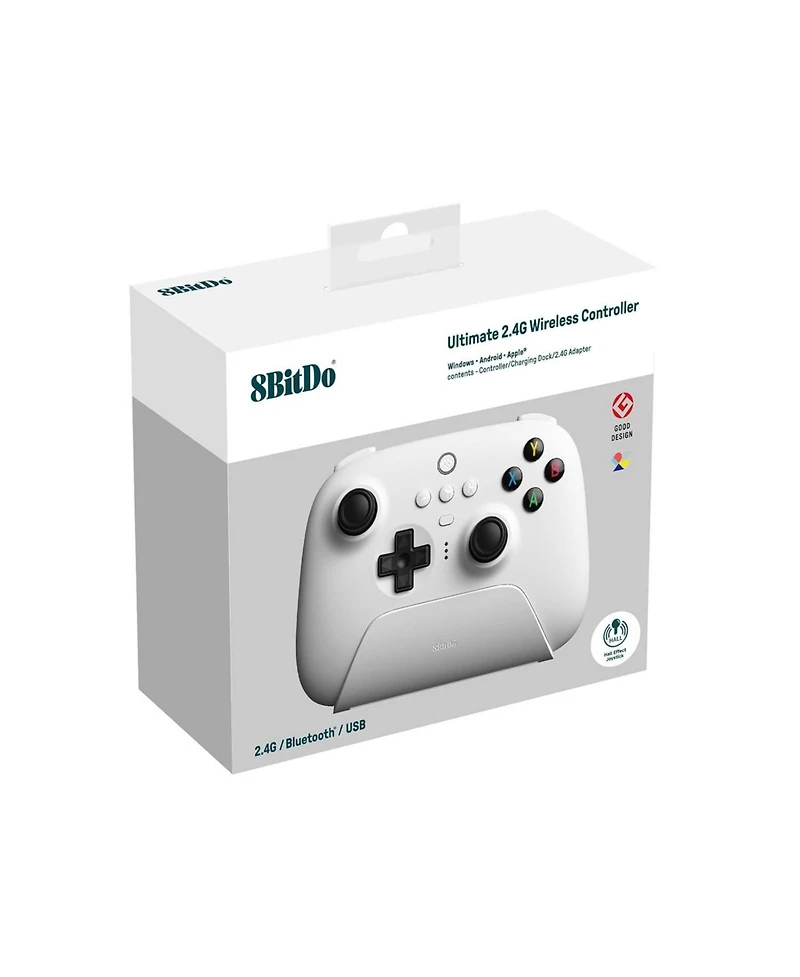 8BitDo Ultimate 2.4G wireless Controller - Hall edition/ White