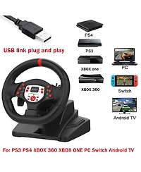 Game Controller Steering Wheel Accelerator pedal Ergonomic Design Comfortable Grip For Pc PS3 PS4 Switch Android