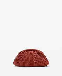 Mango Women's Natural Fiber Handbag