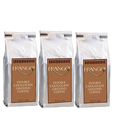 Frango Chocolates Double Chocolate 12 oz Ground Coffee, 3 Pack