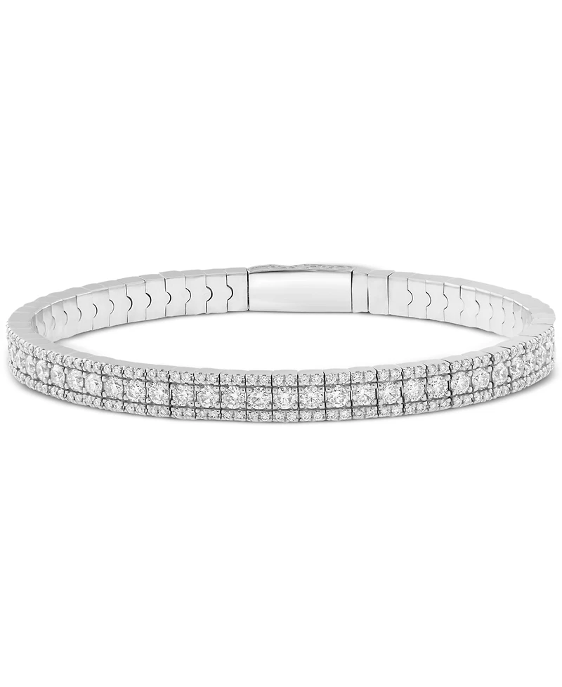 Effy Diamond Bangle Bracelet (2-5/8 ct. t.w.) in 14k White Gold