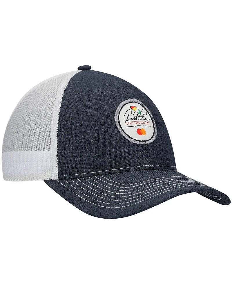 Ahead Men's Navy/White Arnold Palmer Invitational Logo Mesh Snapback Hat