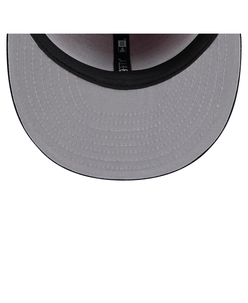 New Era Men's Black/Red Detroit Red Wings Vintage Color Dip 59FIFTY Fitted Hat