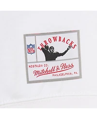 Mitchell & Ness Men's Light White New York Giants The Crest Pullover Sweatshirt