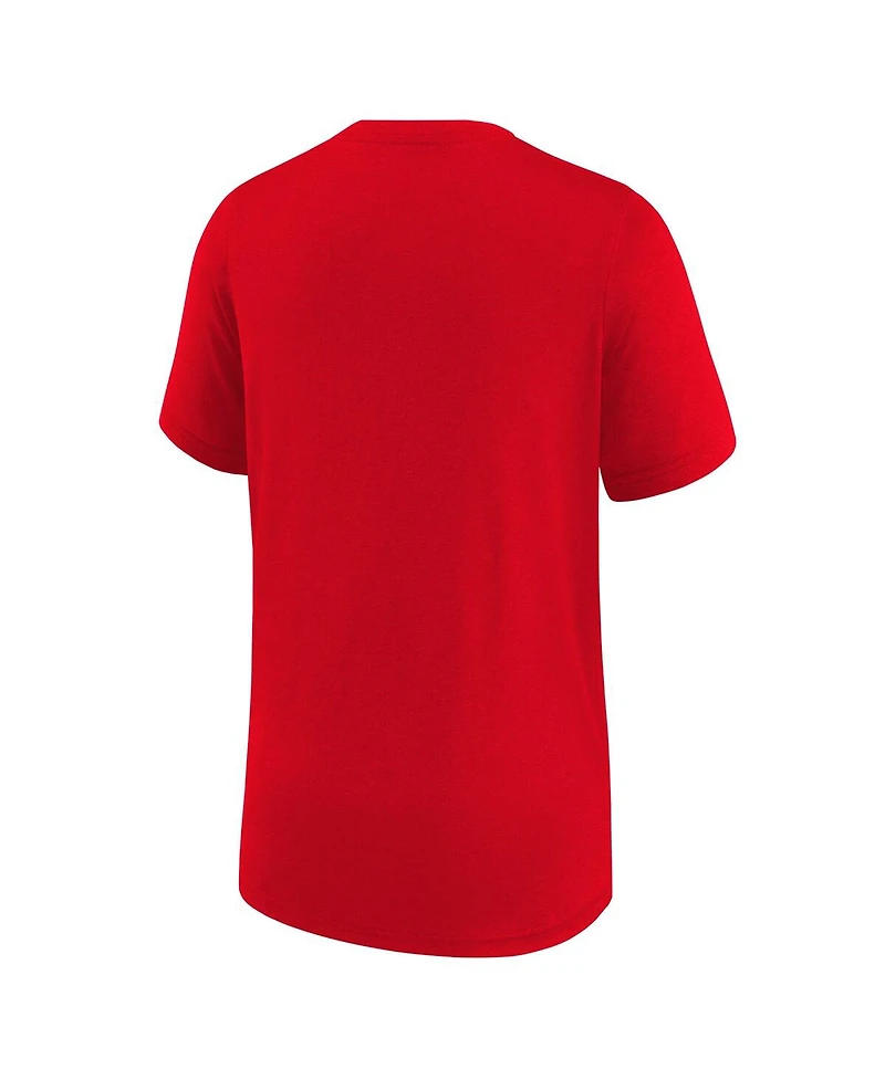 Nike Big Boys and Girls Red Texas Rangers Local Legend T-Shirt