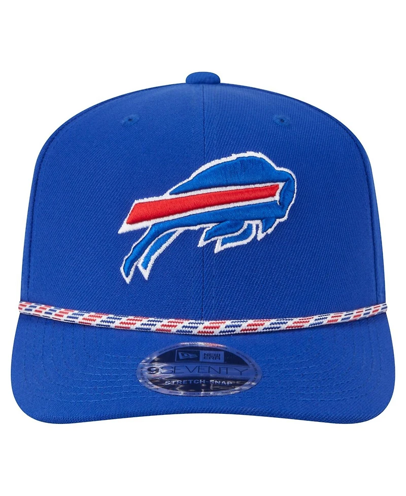 New Era Men's Royal Buffalo Bills Gameday Multi Rope 9SEVENTY Stretch-Snap Hat