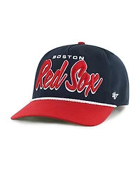 '47 Brand Men's Navy Boston Red Sox Drop Shadow Rope Hitch Adjustable Hat