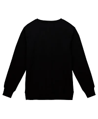 Mitchell & Ness Men's Black Cincinnati Bengals Basic Fleece Pullover Sweatshirt