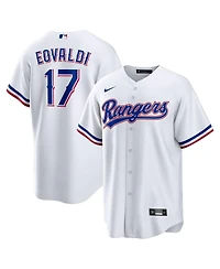 Nike Men's Nathan Eovaldi White Texas Rangers Home Replica Jersey